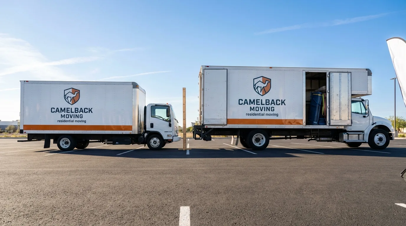 Moving truck size capacity guide in Sonora